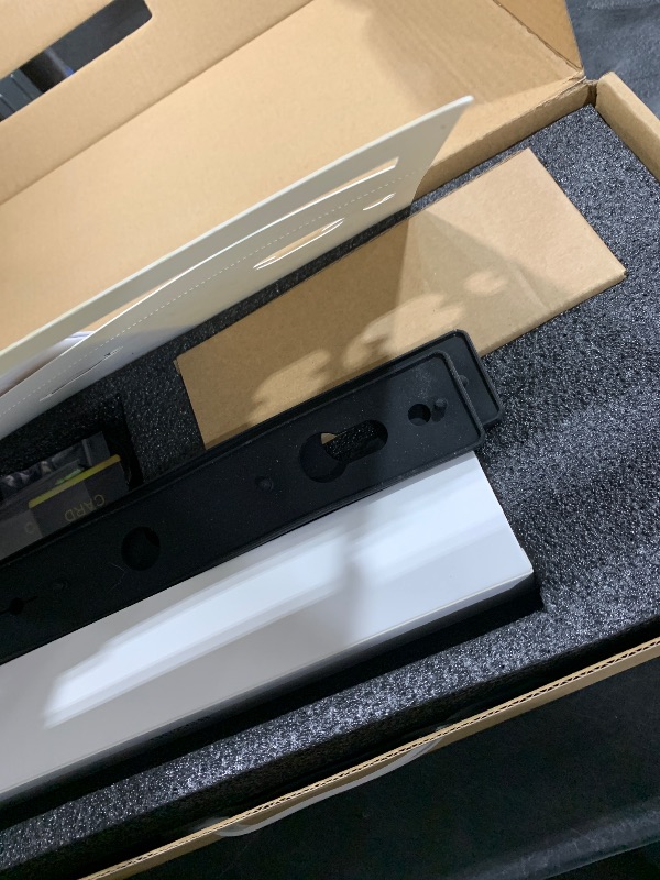 Photo 1 of Anweller Sliding Glass Door Lock, Smart Fingerprint Code Keypad RFID Remote App Electronic Digital Biometric Safety Patio Door Double Hook Mortise Lock Set with Handle - 2885 Mortise (Standard)