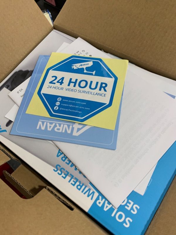 Photo 1 of ANRAN 3MP Security Camera Wireless Outdoor, 2K Solar Outdoor Camera with 360° View, Smart Siren, Spotlights, Color Night Vision, PIR Human Detection, Pan Tilt Control, 2-Way Talk, Q01 Grey 2 Packs