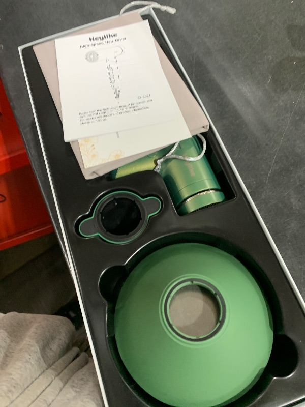 Photo 1 of High Speed Plasma Ion Hair Dryer with Diffuser, Professional Blow Dryer 130000 RPM Brushless Motor for Fast Drying,1500W 3Temps/3Speeds Thermo-Control Lightweight Hairdryer for Women Home Travel Salon