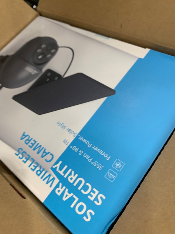 Photo 1 of ANRAN 3MP Security Camera Wireless Outdoor, 2K Solar Outdoor Camera with 360° View, Smart Siren, Spotlights, Color Night Vision, PIR Human Detection, Pan Tilt Control, 2-Way Talk, Q01 Grey 2 Packs