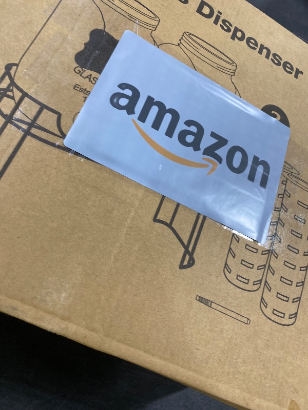 Photo 1 of 1 Gallon Glass Drink Dispensers For Parties?Lemonade Beverage Dispenser With Stand And Spigot For BBQ, Picnic, Party,Laundry Detergent Dispenser