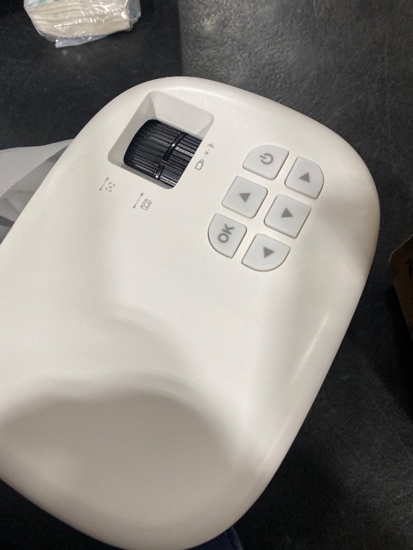 Photo 1 of Mini Projector with WiFi and Bluetooth, 1080P/4K Supported Movie Projector with 5G WiFi 6, USB-C Fast Charging | Portable Projector for Bedroom, Small Projector Wide Compatible, (Navy Blue)