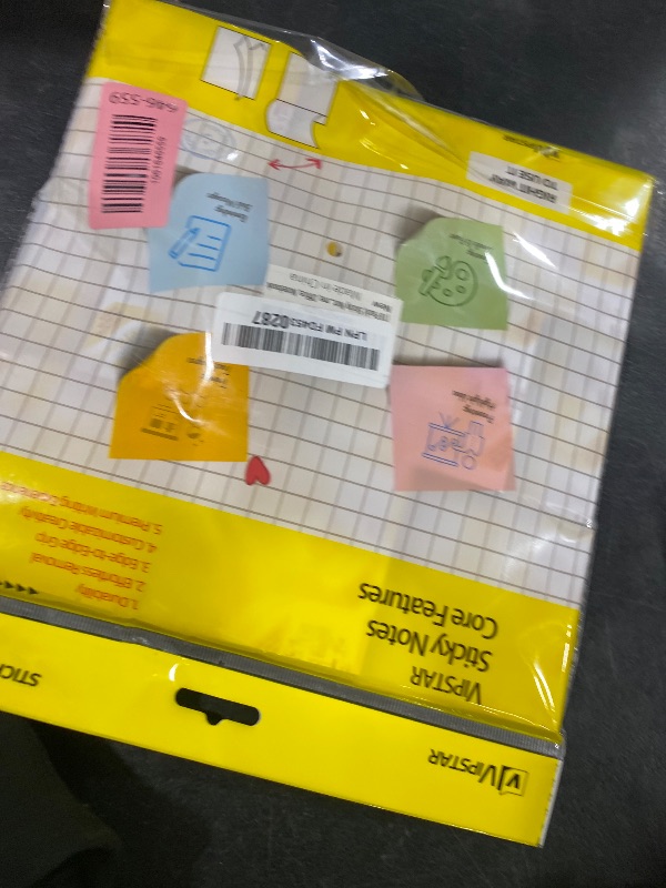 Photo 1 of (18 Pack) Sticky Notes 3x3 in Post, Vintage Colors, Sticky Pads, Strong Adhesive, Recyclable, Self-Stick Pads, Easy to Post for Home, Office, Notebook