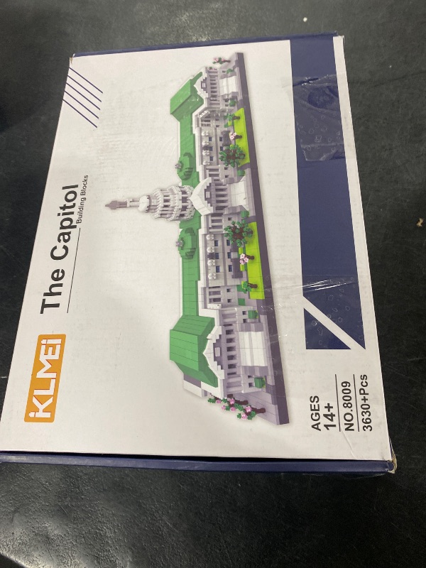 Photo 1 of *********READ CLERK NOTES**********  
KLMEi Micro Mini Blocks United States Capitol Building Architecture Model Famous Landmark Collection Set, Presents for Adult Age of 14+ 3630 PCS