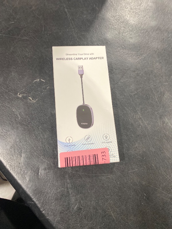 Photo 1 of Vevavi Wireless CarPlay Adapter 2025 Upgraded, Converts Factory Wired CarPlay to Wireless, Plug and Play Car Play Wireless Adapter, Compatible with iPhone Multi-User Seamless Connection