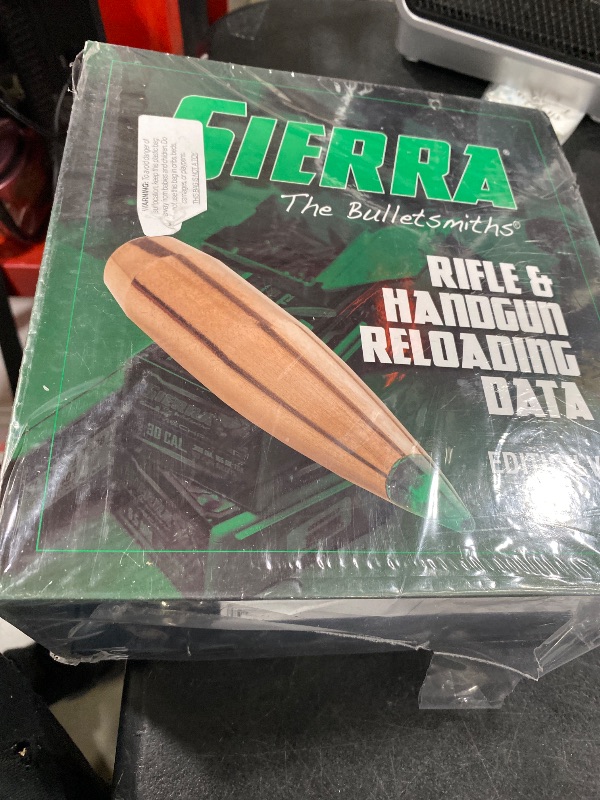Photo 1 of Sierra 6th Edition Reloading Manuals, Black/Green, 600