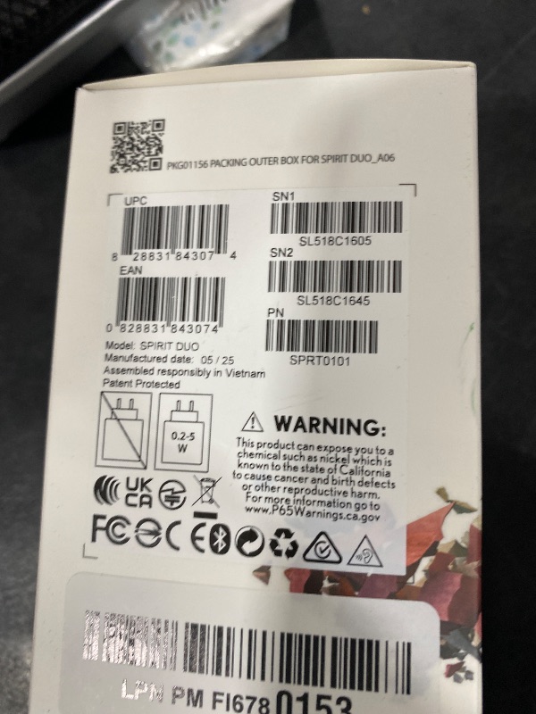 Photo 1 of Cardo Systems Spirit Motorcycle Bluetooth Communication Headset - Black, Dual Pack