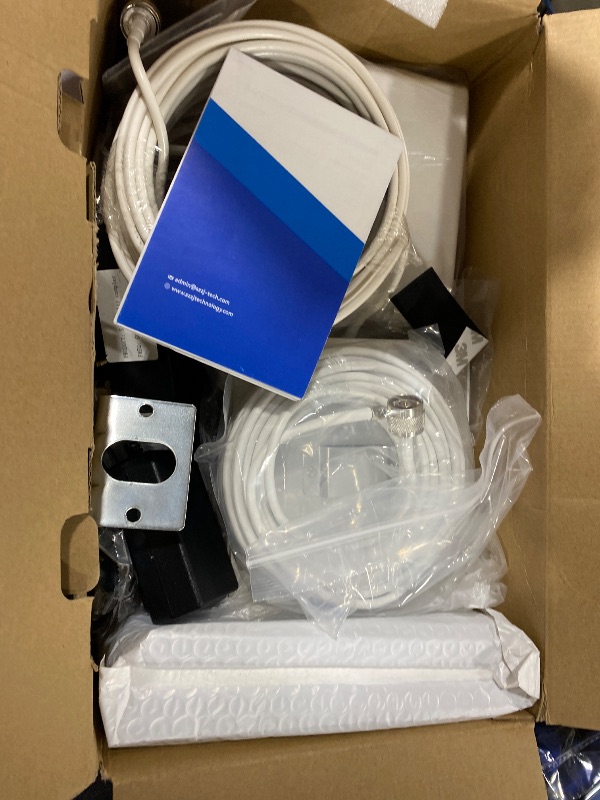 Photo 1 of Cell Phone Booster for Home,Up to 6500 sq ft,Cell Phone Signal Booster for Band 66/25/2/4/5/12/13/17,Boost 5G 4G Data for All U.S. Carriers FCC Approved