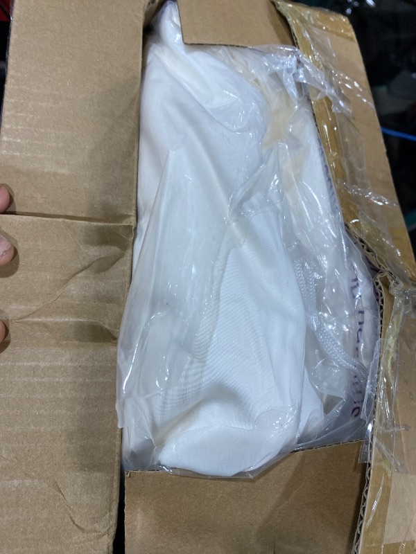 Photo 1 of YOUR MOON Luxurious Summer/Spring Lightweight Mulberry Silk Comforter Queen Size,100% Natural Long Strand Silk Fill Duvet Blankets, Luxury Bedding Summer, Noiseless Cotton Shell (White)