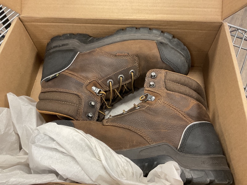 Photo 1 of Carhartt Men's Rugged Flex 6" Waterproof Met Guard Comp Toe Work Boot CMF6720, Brown, 10M