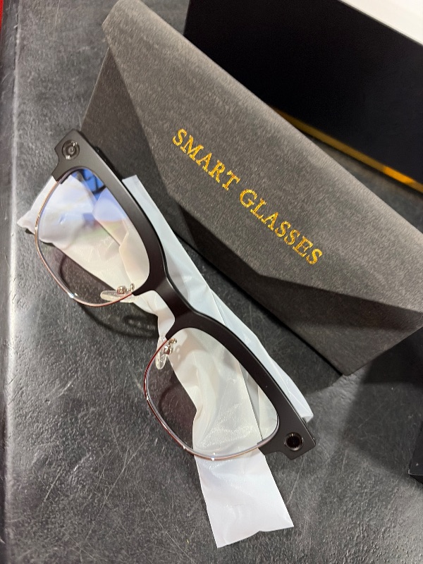 Photo 1 of AI Smart Glasses with Camera,8MP 4K HD Camera Glasses,Supports AI Voice Control/Photo/Video/Audio Recording,Bluetooth Glasses with 133 Translations,IP67 Waterproof for Business,Outdoor,Men & Women