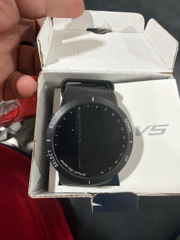 Photo 1 of Shot  V5 GPS Watch, Shot Tracking, 36k+ Preloaded Courses, Full Course Maps, No Subscription (Black)
