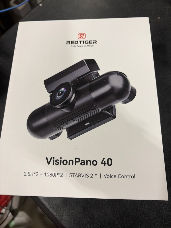 Photo 1 of REDTIGER 4 Channel 360° View Dash Cam, Dual STARVIS 2, 2.5K*2+1080P*2 Dashcam Front and Rear Inside Left Right, 5.8GHz WiFi, 8 IR Lights Night Vision, 4 Adjustable Lenses, Included 128GB Card (VP40)