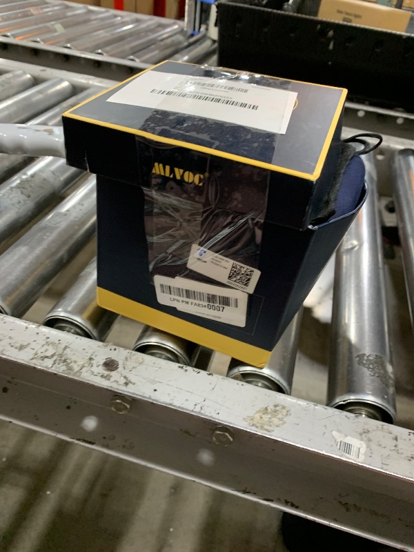 Photo 1 of MLVOC Travel Pillow 100% Pure Memory Foam Neck Pillow, Comfortable & Breathable Cover, Machine Washable, Airplane Travel Kit with 3D Contoured Eye Masks, Earplugs, and Luxury Bag, Standard (Blue)