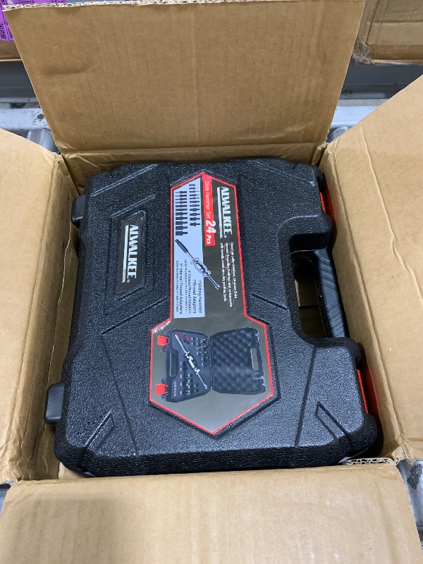 Photo 1 of Alwalkee 24-Piece Slide Hammer Set, Dowel Pin Puller - Remove Bushings, Bearings, Dowel Pins, Seals, and Frozen Parts with Attachments