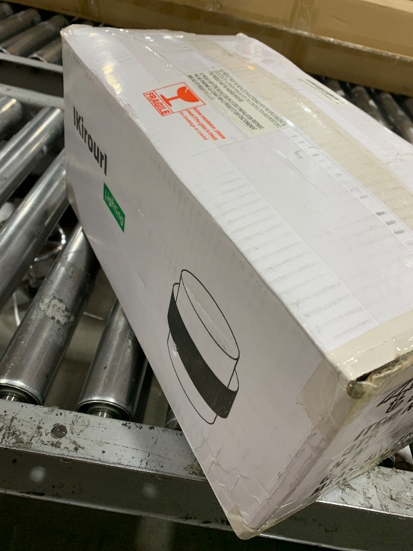 Photo 1 of IkirourI Pendant Lights Kitchen Island Lighting, 2 Pack 7 Inch Mini Glass Haning Lights for Entrance Aisle Decorative Lighting Fixture for Dining and Bar Table (Brushed Nickel with Frosted White)