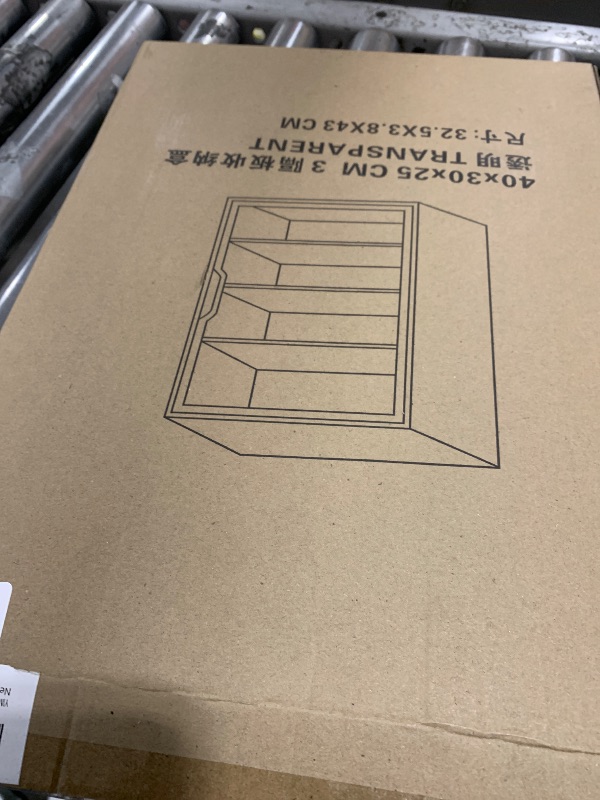 Photo 1 of YIMITEE 14" Clear Bread Box, 4 Tier Bakery Display Case, Bread Holder for Kitchen Counter, Pastry Bread Storage Organizer with Magnetic Door for Homemade Bread, Bagel, Muffins, Cupcake, Collectible