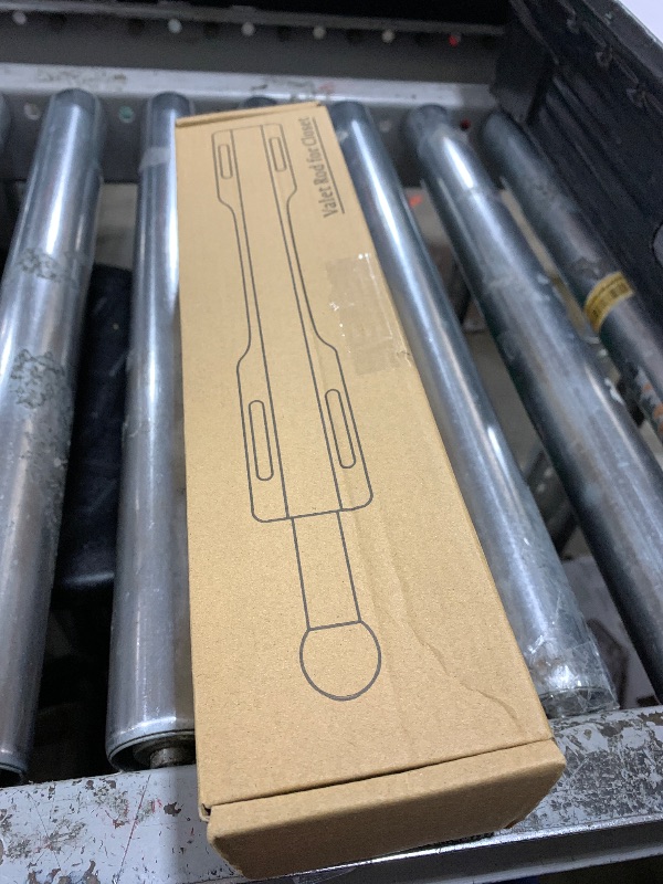 Photo 1 of FIRJOY 12" Valet Rod for Closet Pull Out (2 Pack, Black)