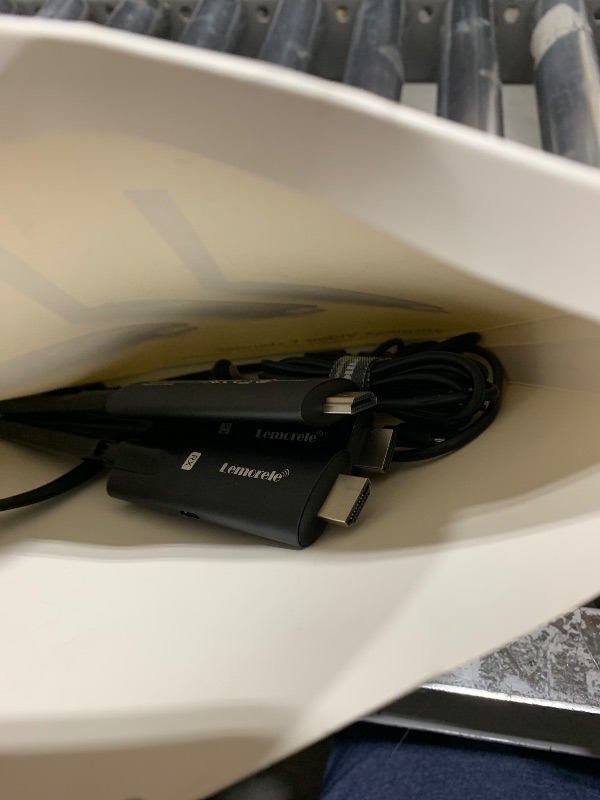 Photo 1 of Lemorele Wireless HDMI Transmitter and Receiver, Aluminum Alloy Deep Gray, 5Ghz up to 656ft, 1080P 60Hz, Plug and Play with TuTuPlay App Monitor, for Security, Streaming, Home Theater, PC/TV. 1TX+2RX