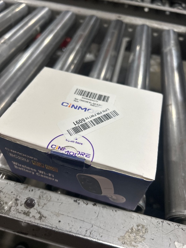 Photo 1 of CINMOORE 2.5K Security Camera Wireless Outdoor, Battery Powered Indoor Camera Free Person Detection, Magnetic Mount Cameras for Home Security, Color Night Vision, Spotlight, Siren Alarm, 2-Way Talk