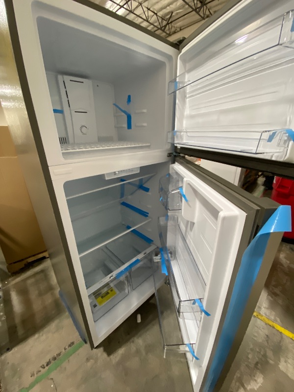 Photo 1 of Kenmore 46-62315 30"Top Mount Refrigerator with Freezer-Adjustable Shelving, Humidity-Controlled Crispers, Optional Ice Maker, LED Light, ENERGY STAR Certified, 18.2 cu. ft. Capacity-Stainless Steel