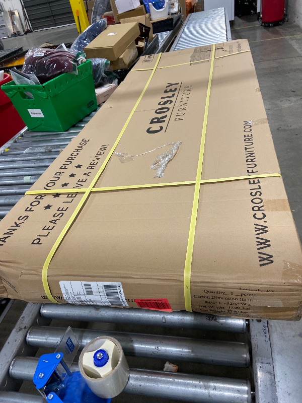 Photo 1 of Crosley Furniture Serena Handwoven Natural Fiber Rattan Bed Headboard, Banana Leaf, King