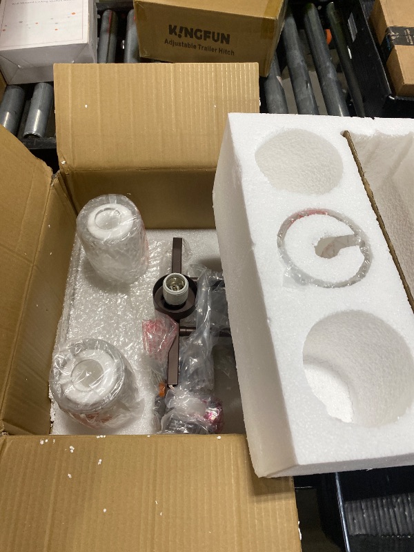 Photo 1 of Emliviar 3 Light Vanity Wall Sconce, Farmhouse Bath Wall Lantern Fixture for Mirror Bedroom Living Room Bedroom Hallway, HE294B-3W ORB