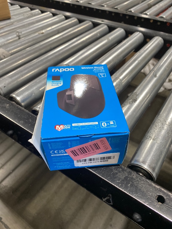 Photo 1 of Rapoo MT760 Multi-Device Wireless Mouse, Bluetooth 5.0 and 2.4G Multi-Mode Connection, Up to 4 Devices, 11 Programmable Buttons, 4K DPI, 90 Days Battery Life, PC, Matte Black