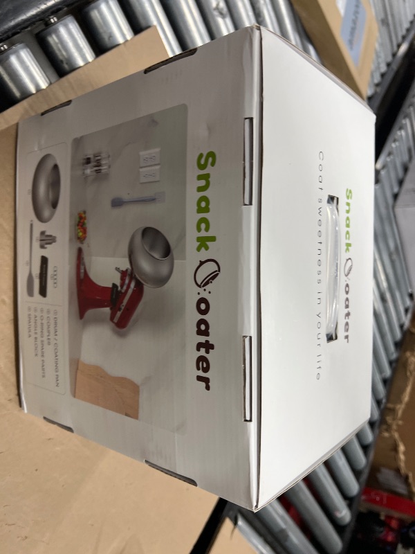 Photo 1 of Aieve Snack Coater Compatible with KitchenAid Tilt-Head Stand Mixer for Making Chocolate Covered Almonds, Pistachio, Peanut, Freeze Dried Strawberry, Raisin, Macadamia Nuts and Blueberry