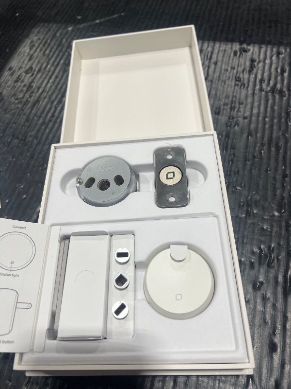 Photo 1 of Level Bolt (Wi-Fi) Smart Deadbolt - Make Your Lock Smart & Keep Existing Hardware and Keys - Lock/Unlock from Anywhere - Level App for iOS & Android - Works with Apple Home, Alexa & Google, White