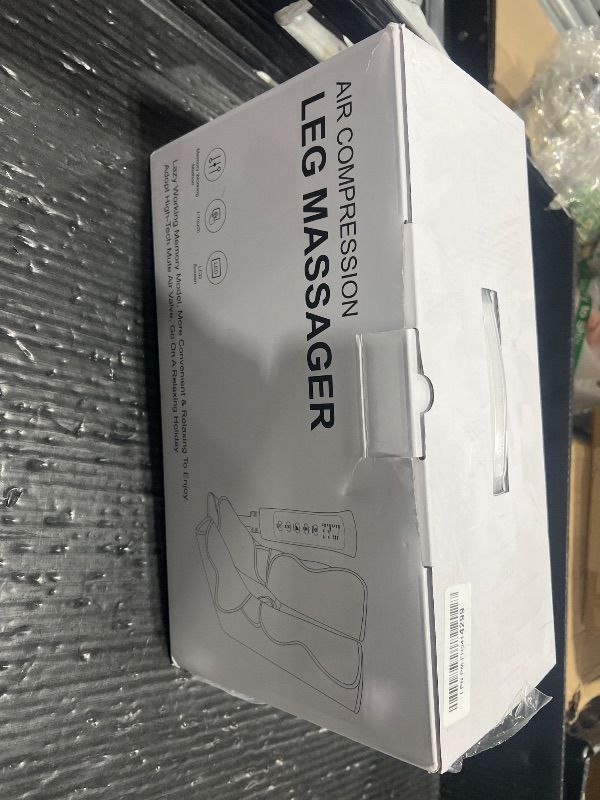 Photo 1 of Banspol Leg Massager with Heat and Compression, Foot and Calf Massager for Circulation and Pain Relief, Compression Boots with Handheld Controller, 6 Modes 3 Intensities, Gift for Mom Dad