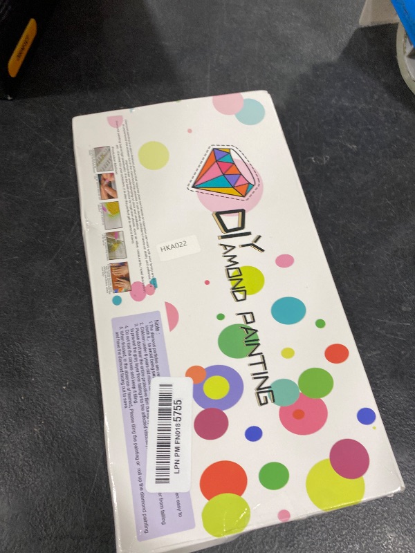 Photo 1 of **USED, INCOMPLETE** Diamond Art Painting Greeting Card Kit Diamond Art Greeting Cards Special Shaped Diamond Painting Greeting Card Arts Crafts for Christmas Birthday Thanksgiving Day Holiday (Flowers 30x15cm)