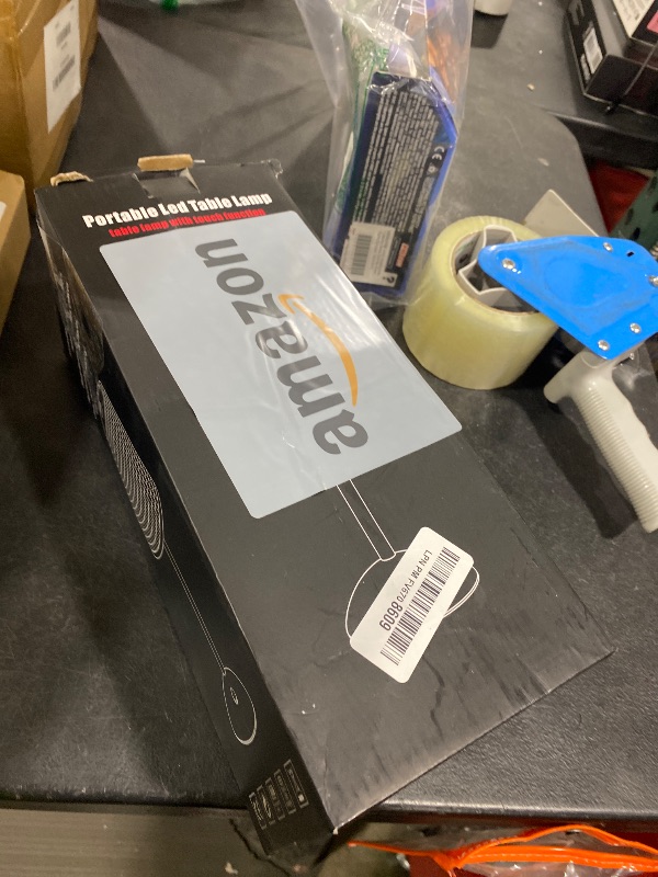 Photo 1 of Nusogon Cordless Touch Table Lamp, 3500mAh LED Rechargeable Small Dask Lamp, 3 Colors Dimmable Battery Operated Crysta Lamp for Bedroom Restaurant Kitchen Home Decor, Gold