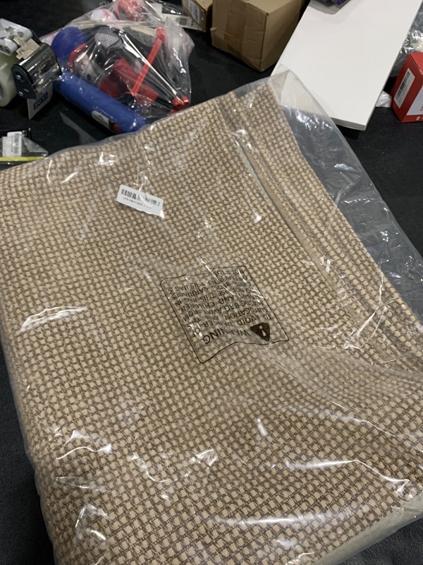 Photo 1 of Ivissy Braided Runner Rug 3x16 Ft Washable Runners for Hallways Non Slip Kitchen Runner Rug Cotton Long Entryway Runner Indoor, Woven Carpet for Hall Stair Entryway, Orange/Tan/Brown