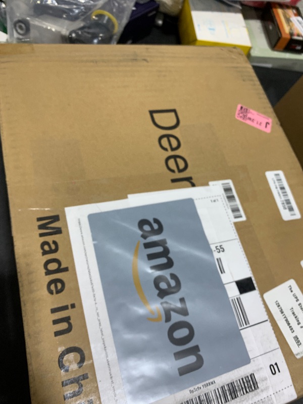 Photo 1 of Deergym Dog Stairs for Large Dogs - 5 Step Wide 16in High 34in Foldable Dog Ramp for Car Non-Slip Surface Support up to 230lbs - Suitable for SUV,Truck, Sofas, Bed