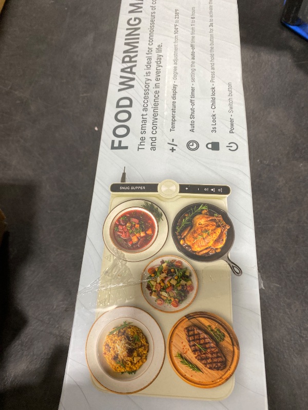 Photo 1 of ******MISSING PARTS*****KORALAKIRI Food Heating Mat, 26x15in Foldable Electric Warming Heating Pad for Food for Buffets, Party, Gatherings and Home