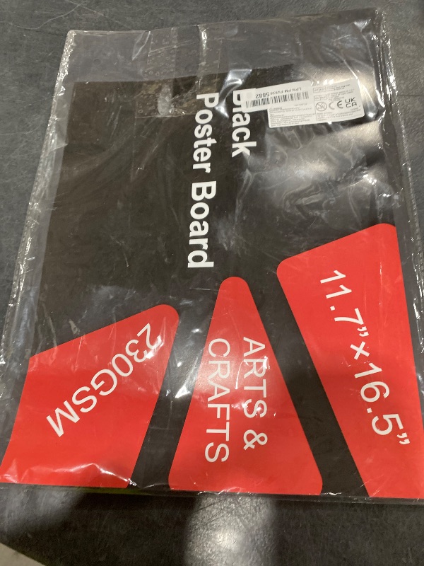 Photo 1 of 10 Pcs Black Poster Board 11.7 x 16.5 Poster Paper, ROOKEA Vision Boards Posterboard Bulk for School Projects Classroom Arts Craft Presentations Drawing Scrapbooking Blank Graphic Display