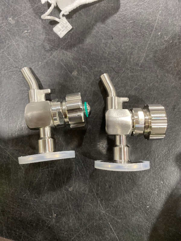 Photo 1 of DERNORD 2 Pack Stainless Sampling Valve Beer Sample Valve with 1.5 Inch Tri Clamp End
