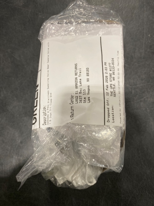 Photo 1 of DERNORD 2 Pack Stainless Sampling Valve Beer Sample Valve with 1.5 Inch Tri Clamp End
