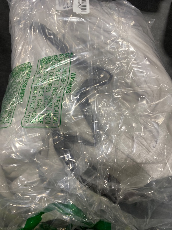 Photo 1 of Beige White 70 Inch Wide Curtains 96 Inches Long for Living Room Light Filtering Semi Sheer Farmhouse Pleated Curtain with Hooks Rings for Patio Sliding Door Dining Room Large Window 1 Panel 70x96