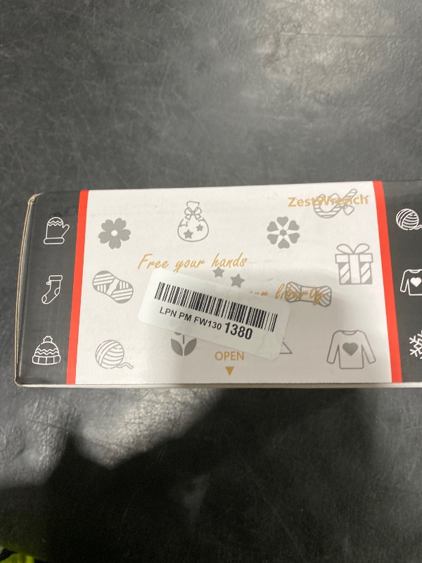 Photo 1 of [2025 Upgraded] zestwrench Electric Knitting Machine Adapter for Sentro Knitting Machine 48-Needle, LCD Panel & Row Counter, Flat/Circular Dual Mode, Variable Speed Motor Accessories