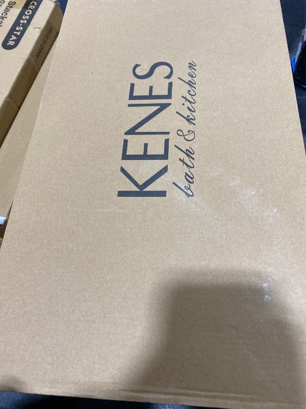 Photo 1 of KENES Polished Chrome Tub and Shower Trim Kit, Tub Shower Faucet Set Complete with 10-Inch Rainfall Shower Head and Tub Spout, KE-6024A-5 (Shower Valve Included)
