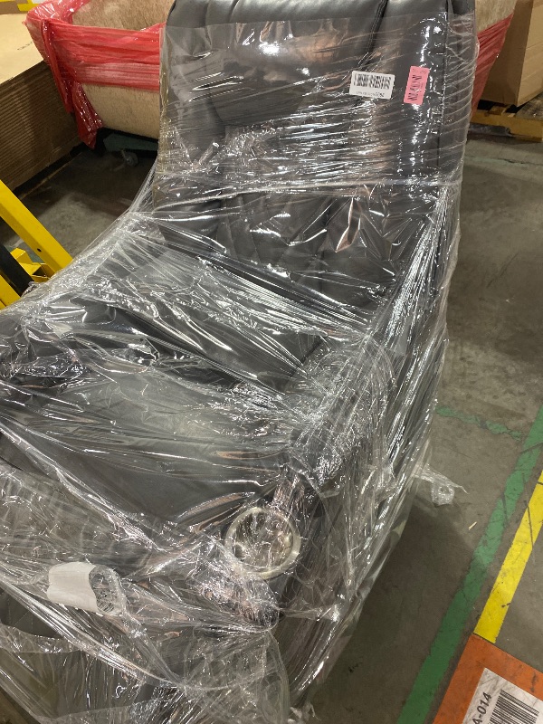 Photo 1 of GarveeHome Power Lift Recliner Chair Sofa, PU Leather Reclining with Charging Ports, Cup Holders, Electric Stand Assist for Elderly, Home Theater Seating with Remote for Living Room, Grey