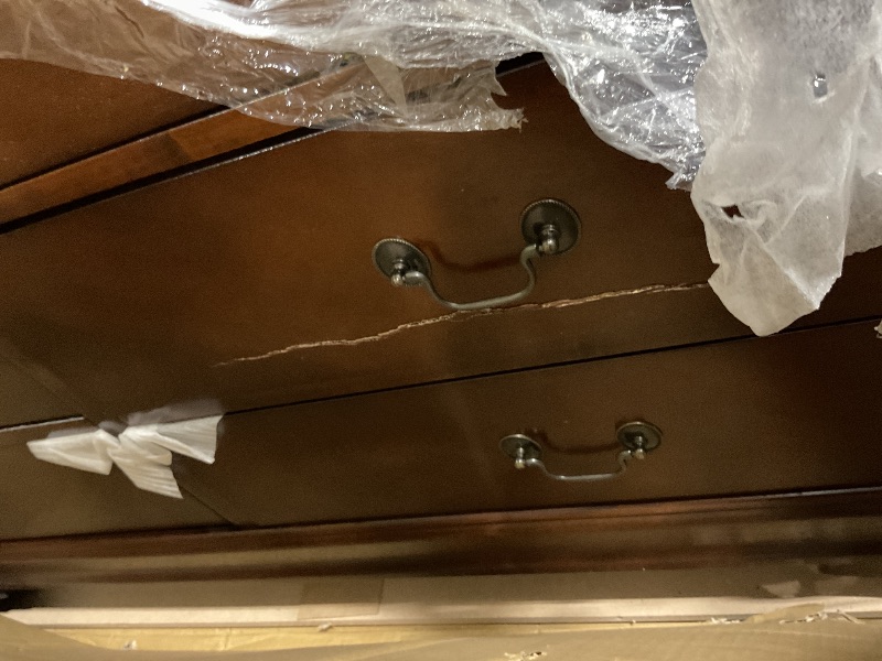 Photo 1 of Signature Design by Ashley Alisdair Traditional 6 Drawer Dresser, Dark Brown