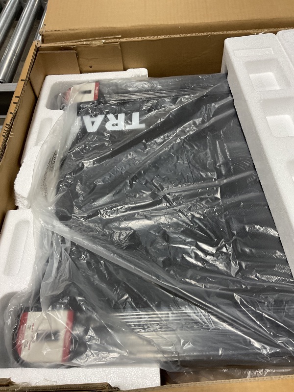 Photo 1 of TRAILVIBER Walking Pad Treadmill with 12% 9-Level Auto Incline, 450 lbs Capacity RGB LED Screen, Smart APP, Bluetooth Speaker Under Desk Treadmill, Compact Treadmills for Home Hiking, Blue Black