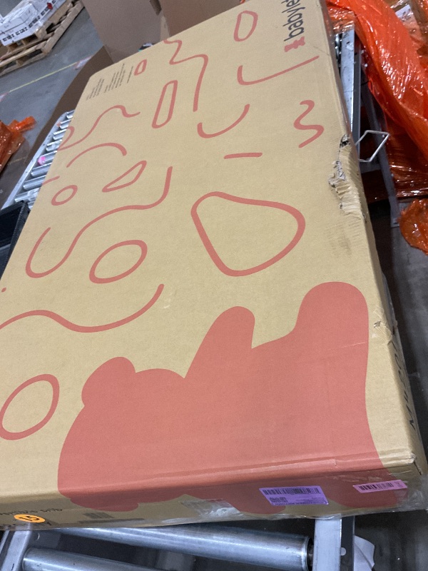 Photo 1 of Babyletto Hudson 3-in-1 Convertible Crib with Toddler Bed Conversion Kit in Honey, Greenguard Gold Certified