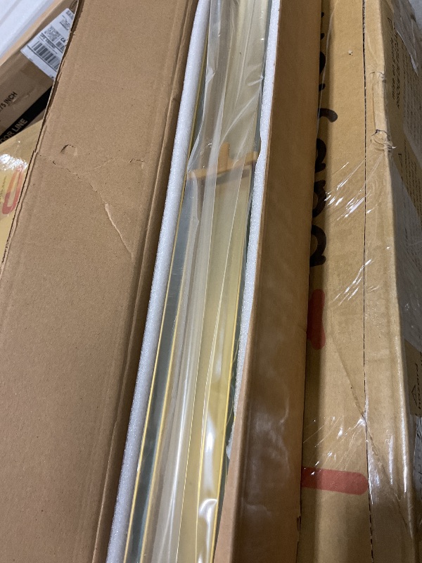 Photo 1 of Neodrain 60-Inch Gold Linear Shower Drain, 2-in-1 Flat & Tile Insert Cover, Stainless Steel Linear Drain, Brushed Brass Rectangle Shower Floor Drain with Hair Strainer, Watermark&CUPC Certified