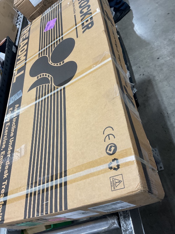 Photo 1 of PACEROCKER Walking Pad Treadmill - 12% 9-Level Auto Incline System - 450 lbs Heavy Duty Capacity (204.1 kg) - Bluetooth Speaker - LED Display - Under Desk Design - 5 MPH (8 km/h)