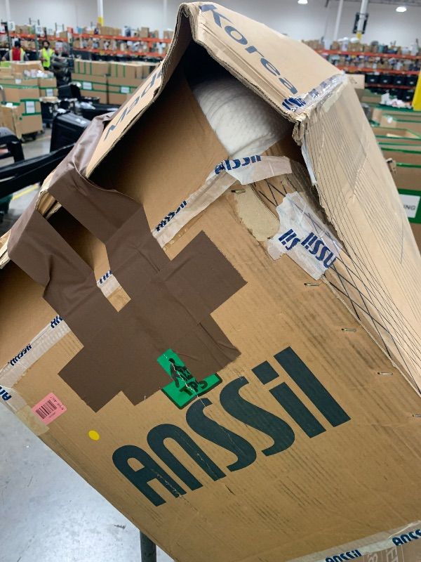 Photo 1 of MAJOR DAMAGE-----------------------ANSSIL String Mattress King Size - Extra Firm Mattress with No Spring and 3D String Technology - Included Controller for Customizable Firmness - Hygienic and Lasting, No Chemical, 11” Bed Height