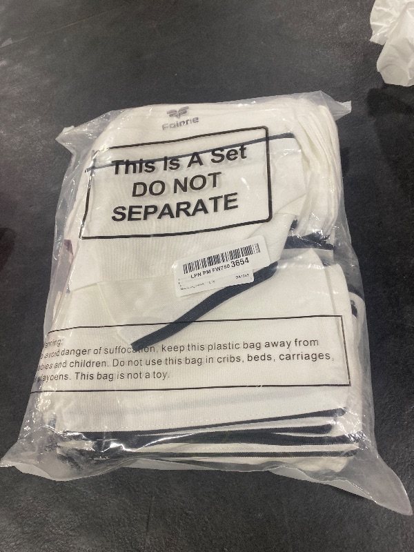 Photo 1 of Fainne 100 Pack Canvas Makeup Bags Bulk 7.1 x 4.3 Inch Blank DIY Craft Canvas Pencil Pouch Pencil Case Multi Purpose Travel Toiletry Zipper Pouch Cosmetic Bags for Stationary Storage(Beige)